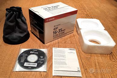Kit scatola custodia Canon EF 16-35mm 2.8L IS II