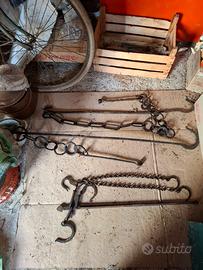 2 ferri da Caminetto  uno da bilancia a Tambre
