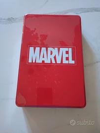 Scatola Mettalica Marvel Rossa Confezione Sigi