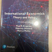 INTERNATIONAL ECONOMICS Theory and Policy
