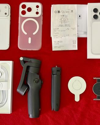 Creator Kit: iPhone 17 Pro 512GB + Gimbal DJI OM6