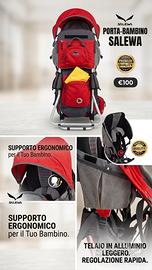 Zaino trekking porta bambino – Come nuovo