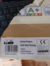 pavimento in vinile quercia, avanzi