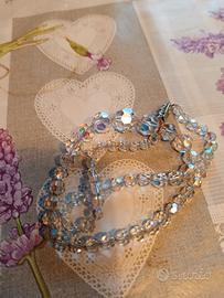 Collana Vintage, verosimile cristallo Swarovski 