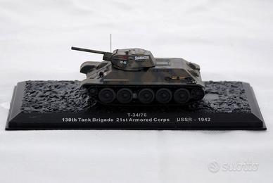 CARRO ARMATO T-34_76 USSR-1942 IN METALLO