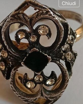 Anello antico  in argento  800 regolabile