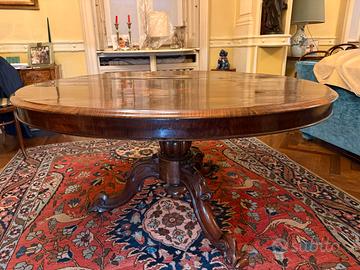 Tavolo inglese mogano dell’Ottocento