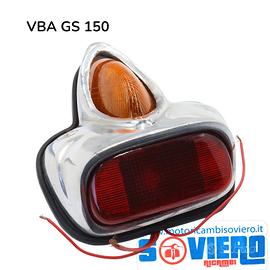 Fanalino Posteriore Completo metallo cromato Vespa