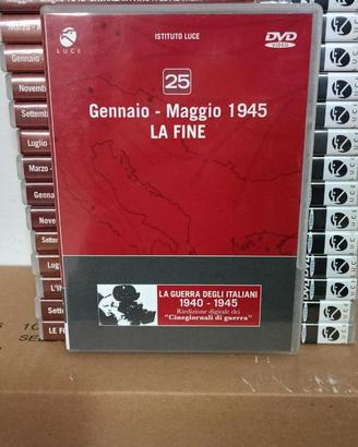 24 dvd  "La Guerra degli Italiani 1940-1945"