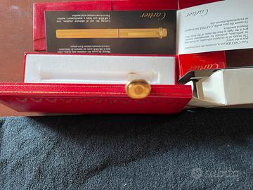Cartier stilografica dorata