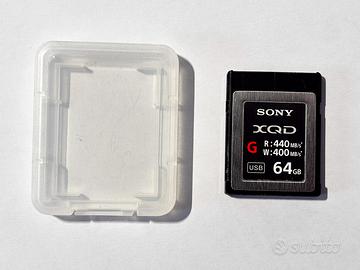 Scheda di memoria XQD Sony 64 GB  serie G