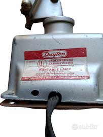 Lampada portatile industriale vintage Dayton