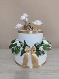 Torta scenografica laurea/cerimonie eleganti