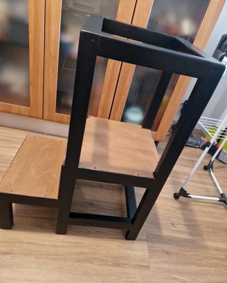 sgabello Montessori per bambini 