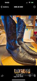 Stivali in pelle  di Pitone originali