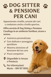 Dog Sitter e Pensione per Cani