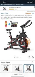 Cyclette da spinning nuova e incartata
