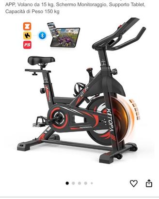 Cyclette da spinning nuova e incartata