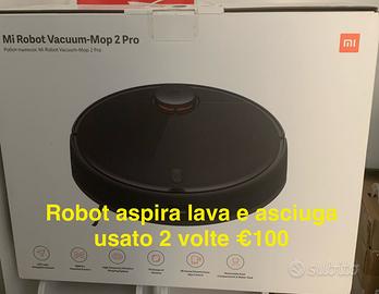 Robot lavapavimenti+robot lavavetri +camino elettr