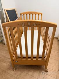 Lettino bimbi in legno Pali