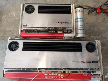 Amplicatori Audiosystem F2-500/300 + condensatore