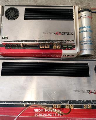 Amplicatori Audiosystem F2-500/300 + condensatore