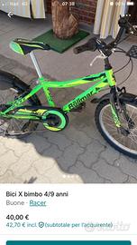 Bici bimbi /bimba 4/9 anni