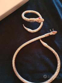 Collana e bracciale blumarine mai indossato