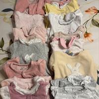 abbigliamento misto bimba 0/3 mesi