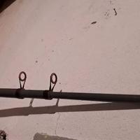 Canna pesca teleregolabile 4.5 mt mulinello alcedo
