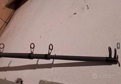 Canna pesca teleregolabile 4.5 mt mulinello alcedo