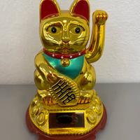 Gatto della Fortuna Cinese a Energia Solare