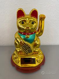 Gatto della Fortuna Cinese a Energia Solare