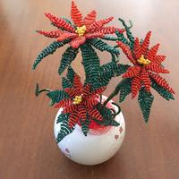 Composizione di perline "Stella di Natale"