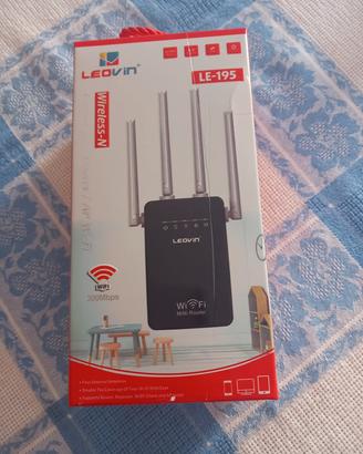Due mini routerL ripetitore wireless con 4 antenne