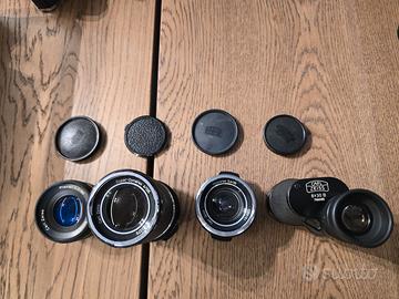 OBIETTIVI ZEISS, MINOLTA, KENKO... (anche singoli)