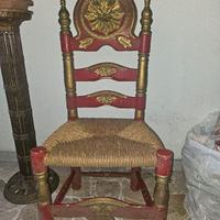 sedia vintage spagnola