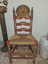 sedia vintage spagnola