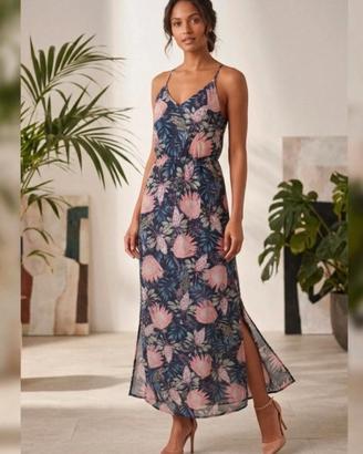 Vestito lungo H&M Divided con due spacchi laterali