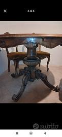 sedie e tavolo antico 