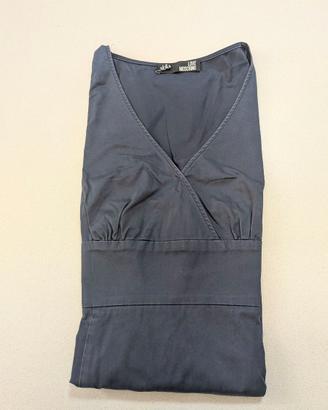 Abito Love Moschino originale smanicato blu scuro