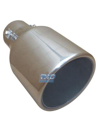 TERMINALE SCARICO TONDO 102MM ACCIAIO INOX
