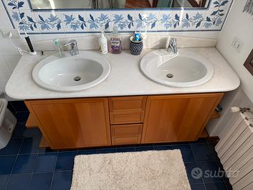Mobile bagno doppio lavabo