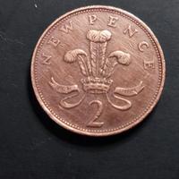 Moneta 2 NEW PENCE QUEEN ELIZABETH 1971