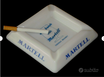 portacenere martell cognac pubblicitario vintage