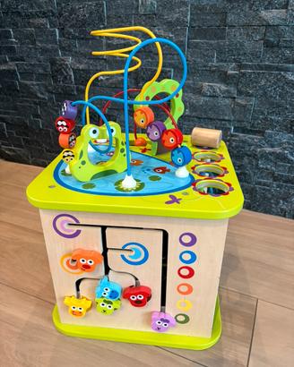 Cubo multi attività in legno Hape
