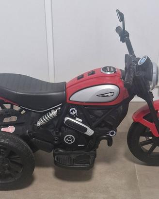 moto x bambini  ducati scrambler 12v 