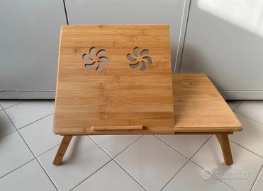 Supporto in legno pc/tablet/libro regolabile