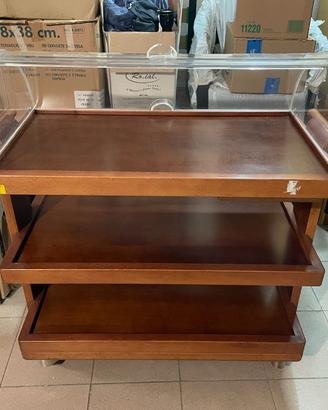 Carrello di servizio per dolci e formaggi