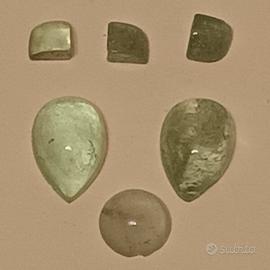 Sei acquemarine per ct 59,35 complessivi.